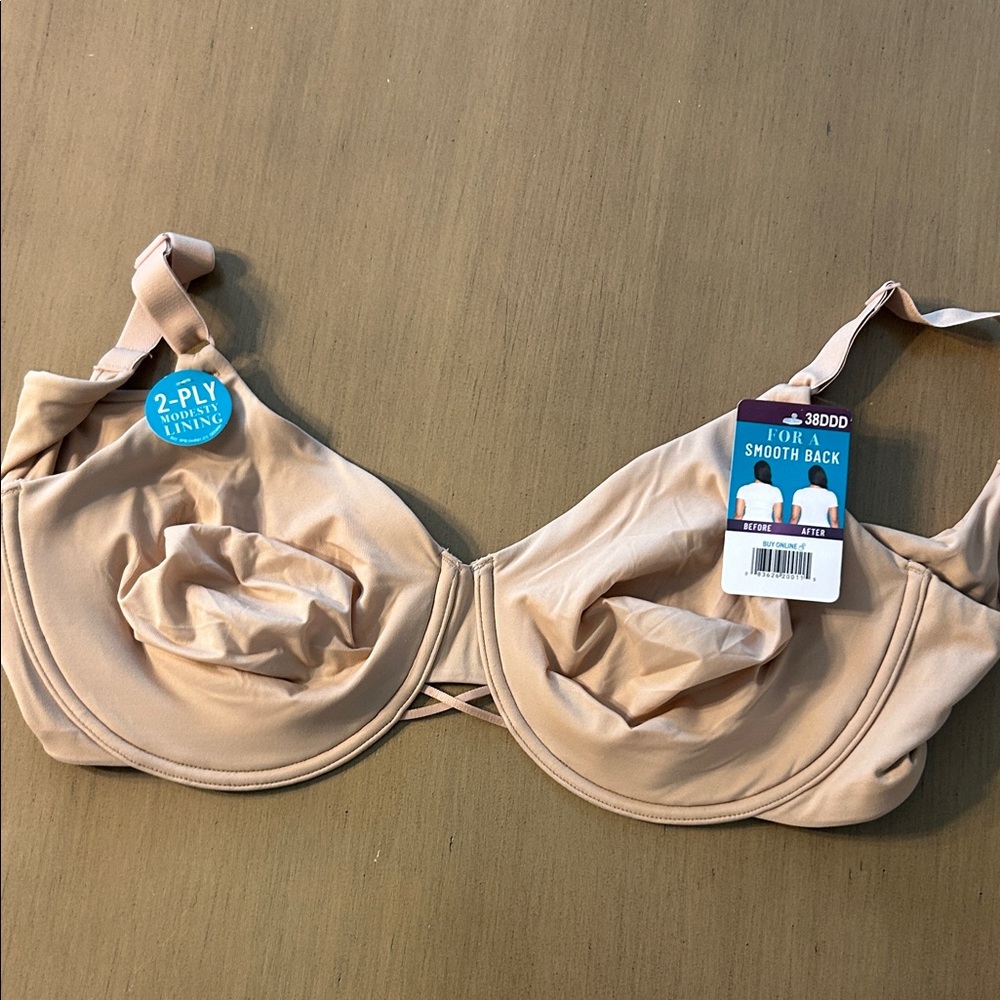 Vanity Fair Women's Smooth Back Bra - Cream